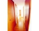 廊下　収納が多く、吹抜けがあるので印象の良い明るい廊下。
