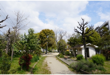 目の前は波除公園！