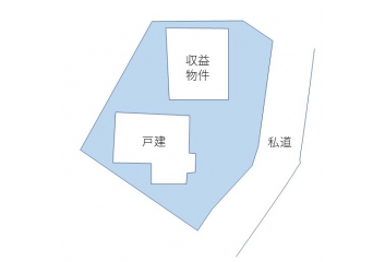 敷地配置図 駐車場4台分あります
